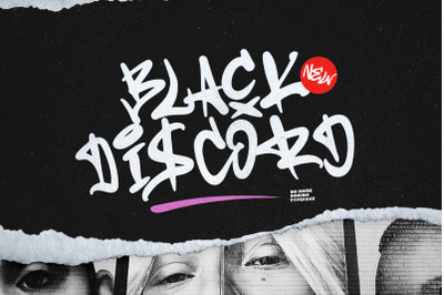 Black Discord - Graffiti Font