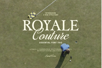 Royale Couture - Essential Font Trio