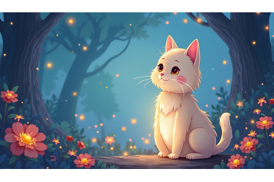 Cat Dreamland Magic Digital Art