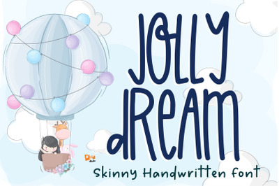 Jolly Dream - Skinny Handwritten Font