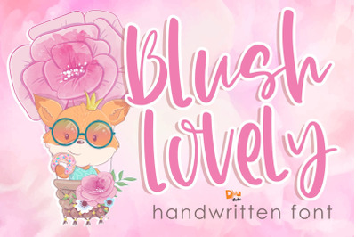 Blush Lovely  Handwritten Font
