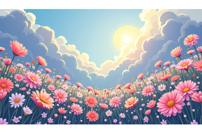 Flowers Mystic Wonder Pointillism