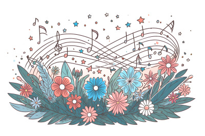 Flowers Starry Symphony Expressionism