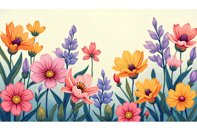 Flowers Vivid Bloom Fauvism