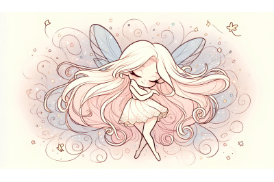 Light and airy fairy in dreamy pastels