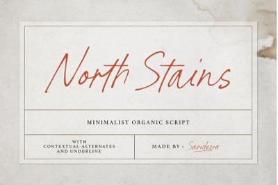 North Stains - Minimalist Script