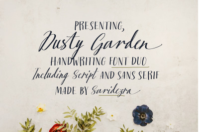 Dusty Garden - Handwriting Font Duo