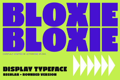 Bloxie Bold Display Font