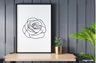 Rose Bud SVG
