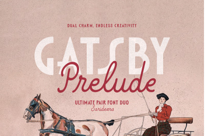 Gatsby Prelude - Art Deco Font Duo