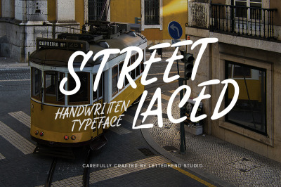Street Laced Handwritten Typeface