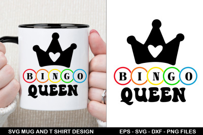 Bingo SVG Tote Bag &amp; T-Shirt Design