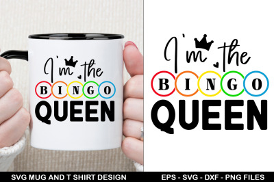 Bingo SVG Tote Bag &amp; T-Shirt Design