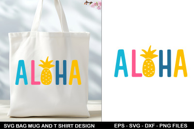 Summer Tote Bag &amp; T-Shirt Design