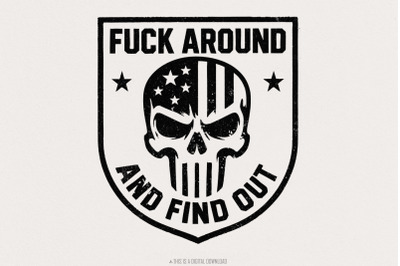 FAAFO Flag png, Punisher Skull png, Military png, Faafo sublimation pn