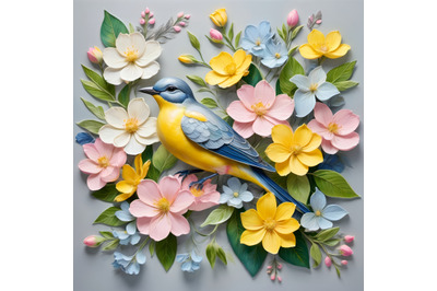 &nbsp;A beautifully intricate design unfolds with delicate illustrations of