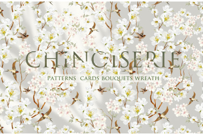 WATERCOLOR CHINOISERIE COLLECTION