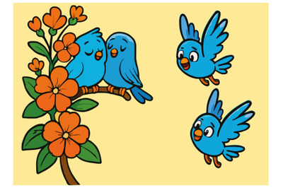 a lively floral composition that fills the page