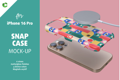 iPhone 16 Pro Snap case Mock-up