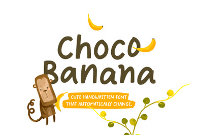 Choco Banana - Cute Handwritten Font