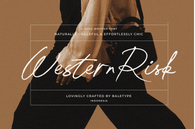 Western Risk - Handwritten Script