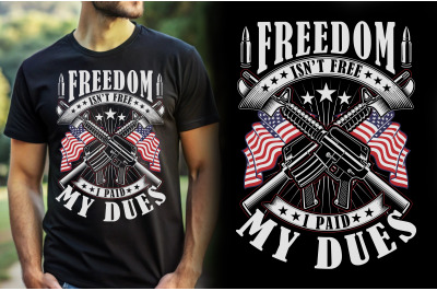 Retired Veteran T-shirt Design