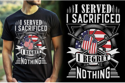 Retired Veteran T-shirt Design