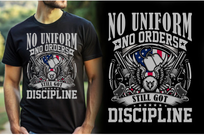 Retired Veteran T-shirt Design