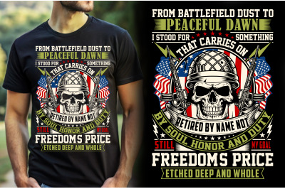 Retired Veteran T-shirt Design