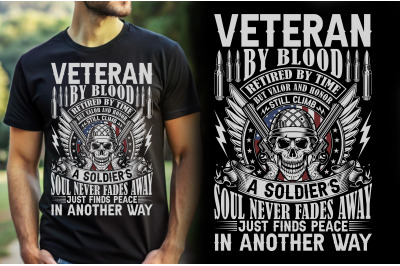 Retired Veteran T-shirt Design
