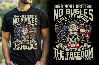 Retired Veteran T-shirt Design