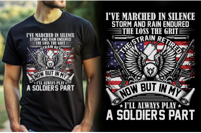 Retired Veteran T-shirt Design