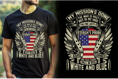 Retired Veteran T-shirt Design