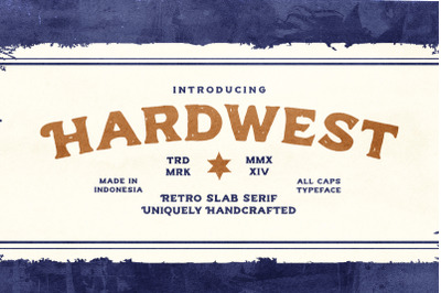 Hardwest - Retro Slab Serif