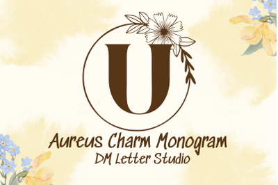 Aureus Charm Monogram