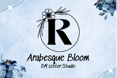 Arabesque Bloom Monogram