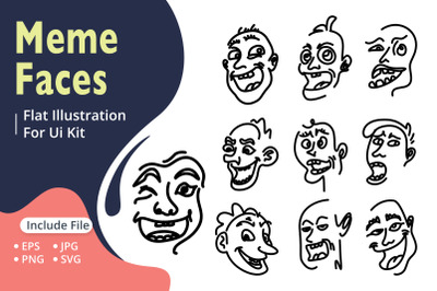 Cartoonish Face Meme