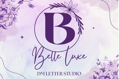 Belle Luxe Monogram