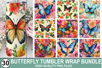 Butterfly Tumbler Wrap Bundle