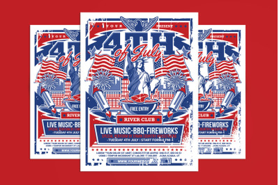 4th of July Celebration Flyer