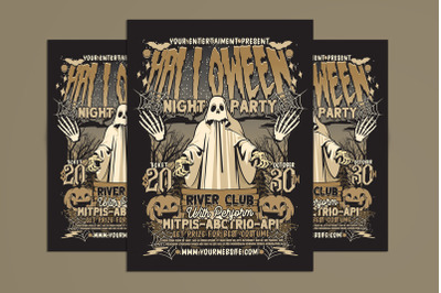 Halloween Night Party Flyer