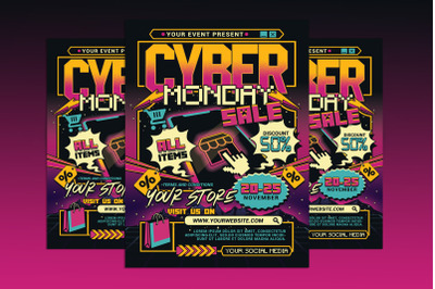 Cyber Monday Sale Flyer