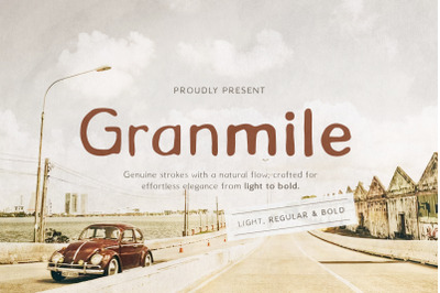 Granmile - Natural Handwritten Sans