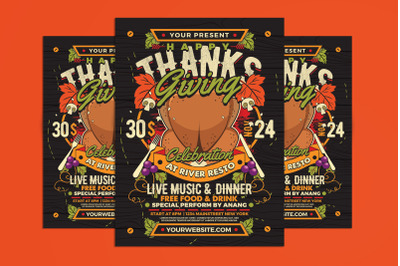 Thanksgiving Celebration Flyer