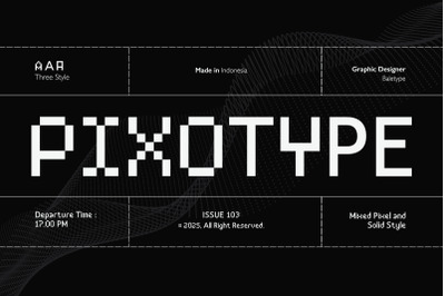 Pixotype - Stylish Pixel Font