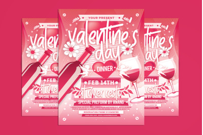 Valentine Dinner Flyer