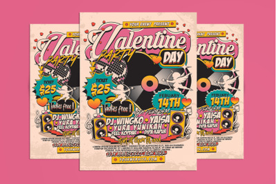 Valentines Day Party Flyer