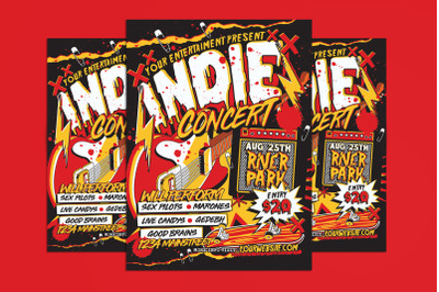 Indie Music Concert Flyer