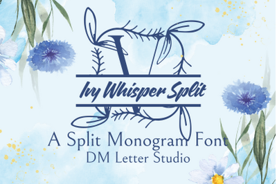Ivy Whisper Split Monogram