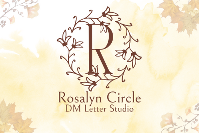 Rosalyn Circle Monogram